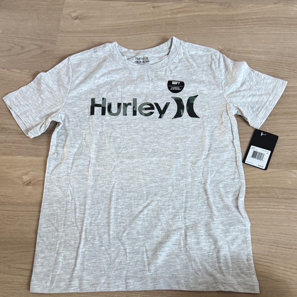 Hurley Men's Heather Gray Short Sleeve Tee